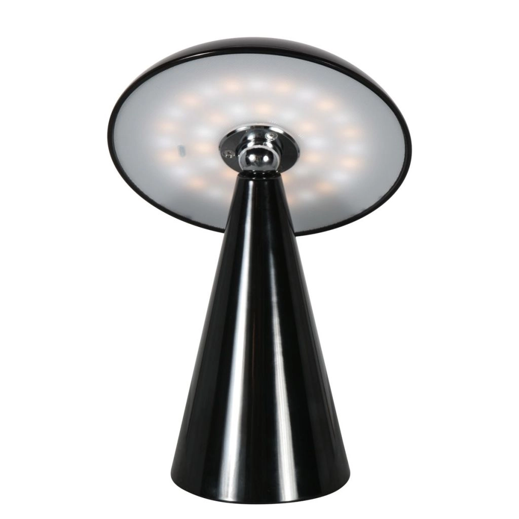 Oplaadbare tafellamp Mush zwart Steinhauer 8712746188806