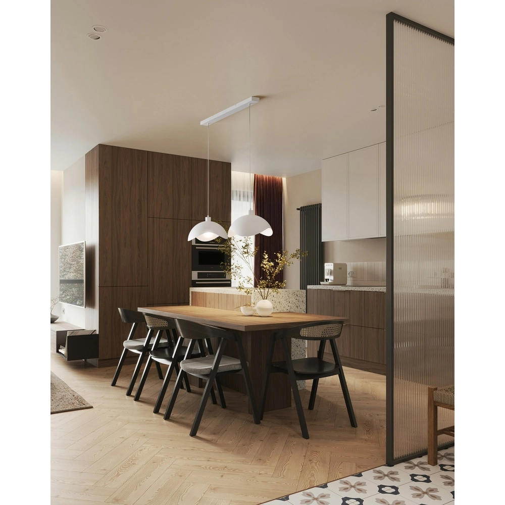 Kantoor hanglamp Volta 2x Ø40cm - wit Masterlight 8718121395623