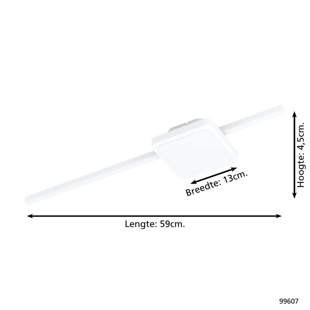 Led plafondlamp Sarginto wit Eglo 9002759996079