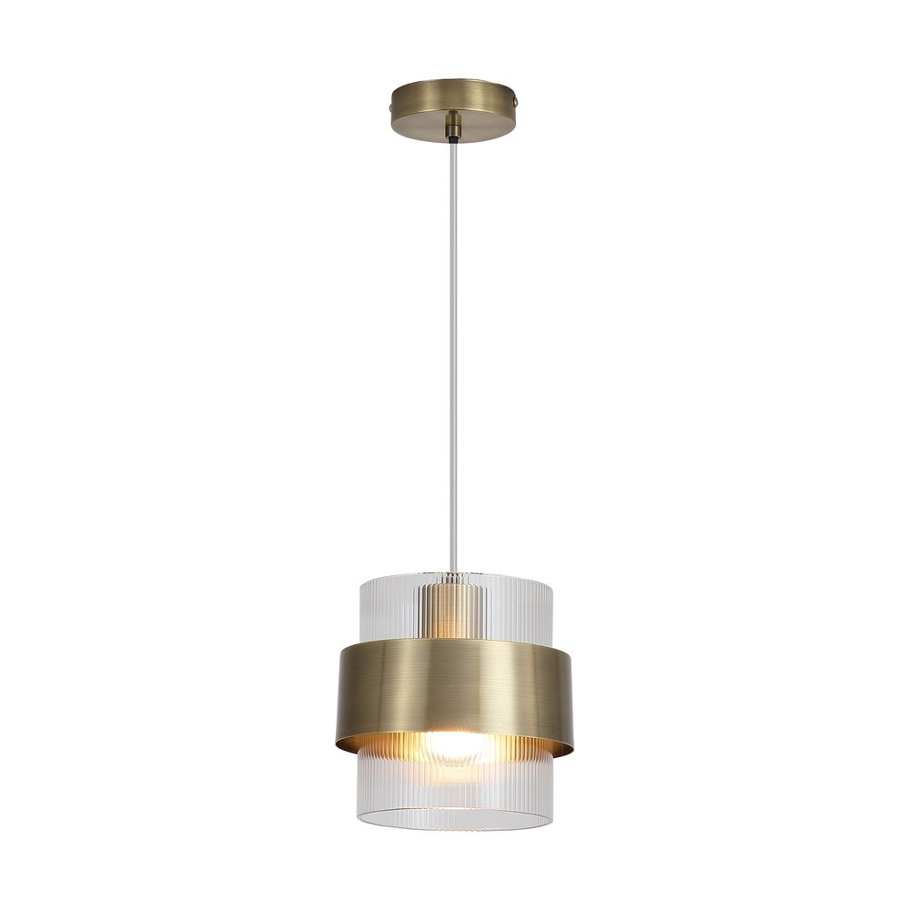 Hanglamp Royal 1-lichts antiek messing