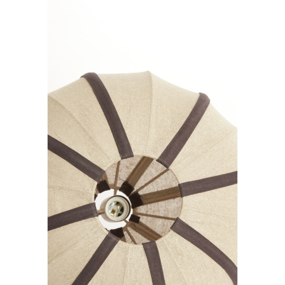 Japandi hanglamp Esmiria Ø 40cm - donker bruin Light & Living 8717807835934