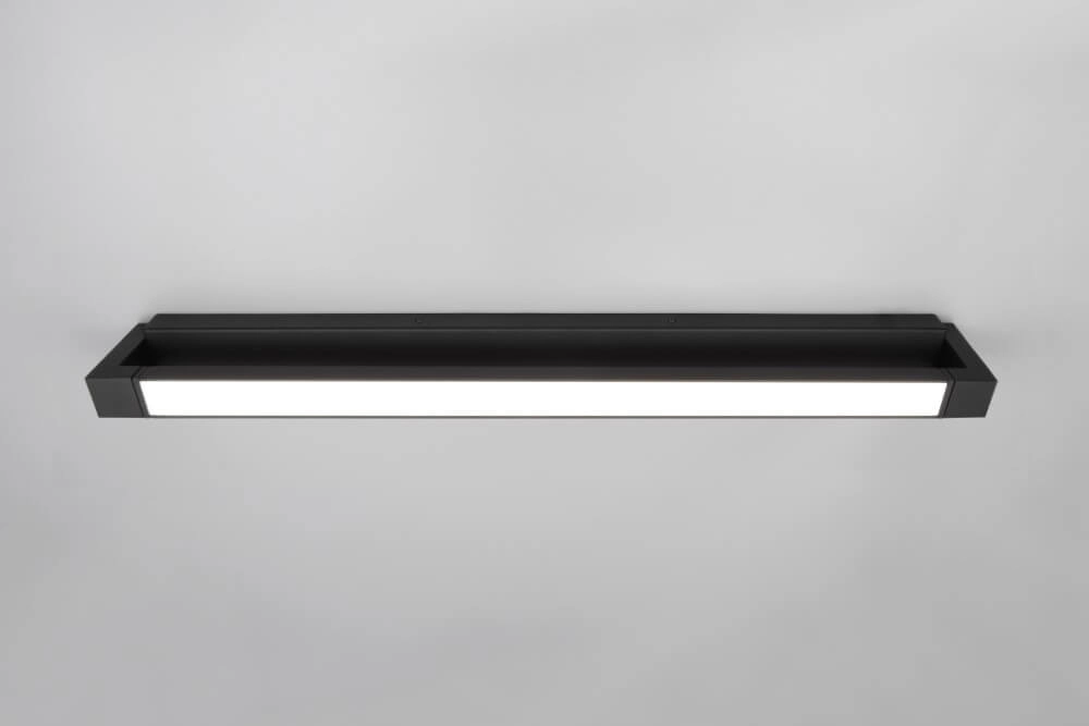 Led spiegellamp Fabrizio 80cm - zwart Trio 4017807616804