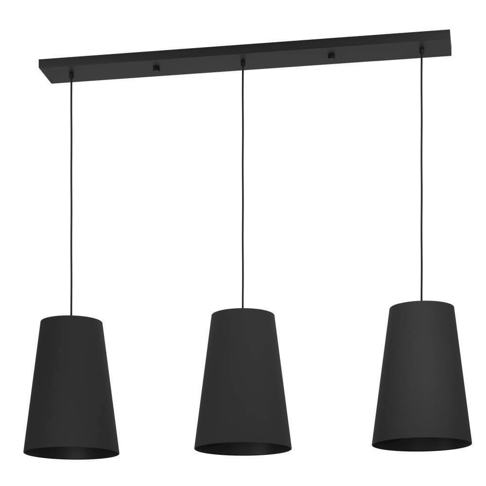 Eetkamer hanglamp Petrosa met zwarte kap