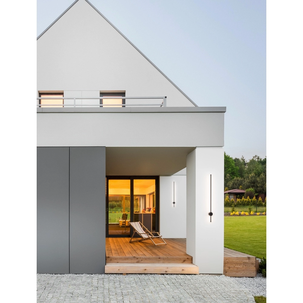 Design wandlamp Ridge zwart 97cm Lyora 5212017447289