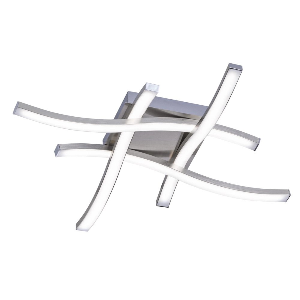 Design plafondlamp Route 4-lichts grijs