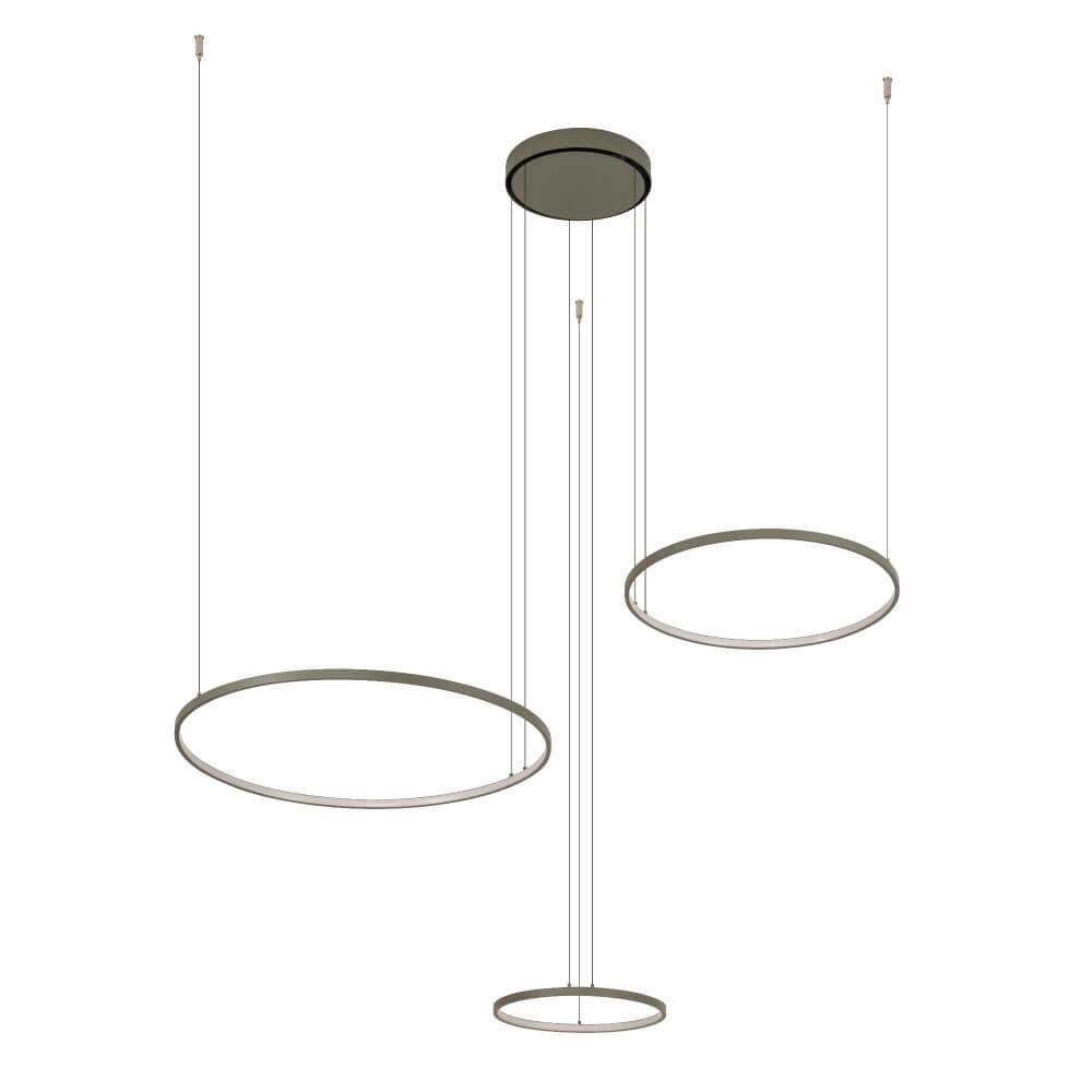 Design hanglamp Circolo LED olijfgroen Lyora 5903139113984
