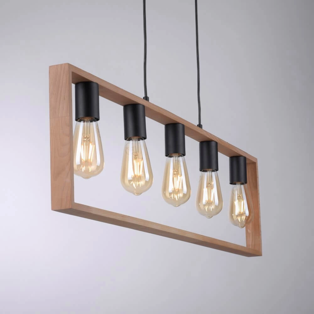 Landelijke hanglamp Franky 5-lichts Just Light 4043689966447
