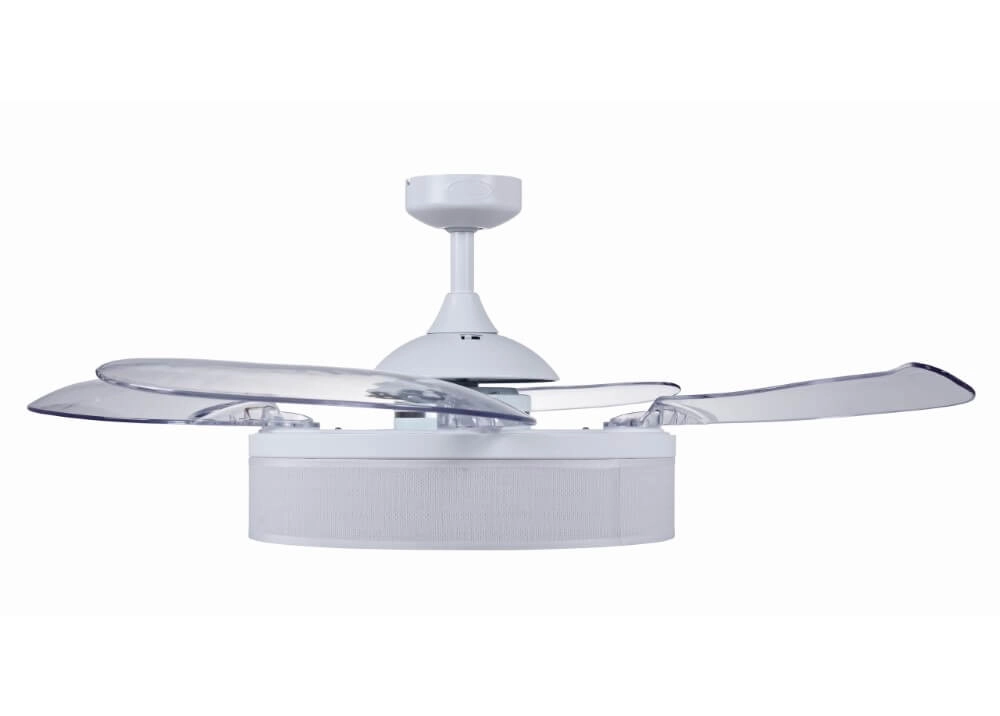 Witte plafondventilator Fanway Fraser Ø 122cm