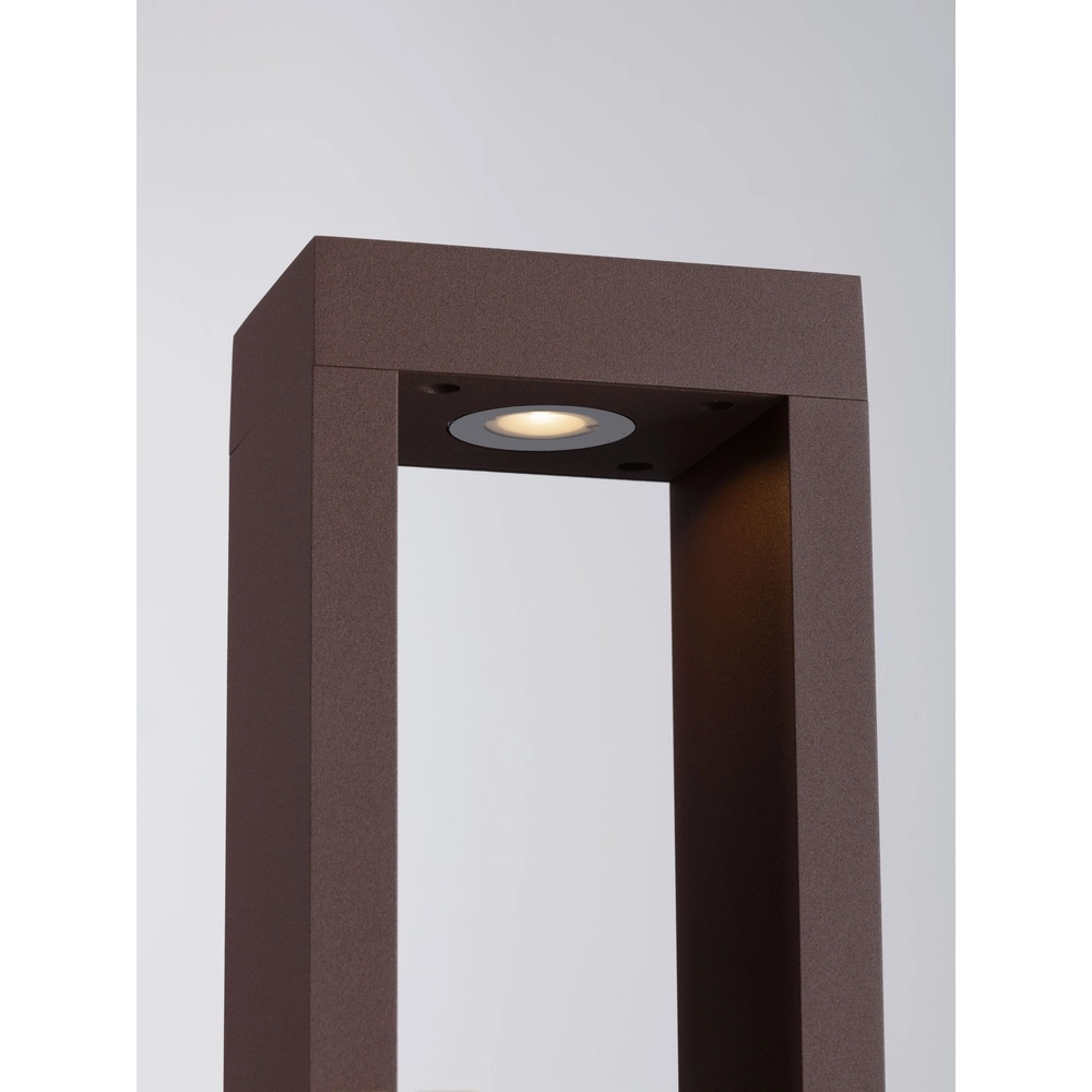 Roestbruine tuinlamp Dolix 30cm - 2700K Lyora 5212017488190