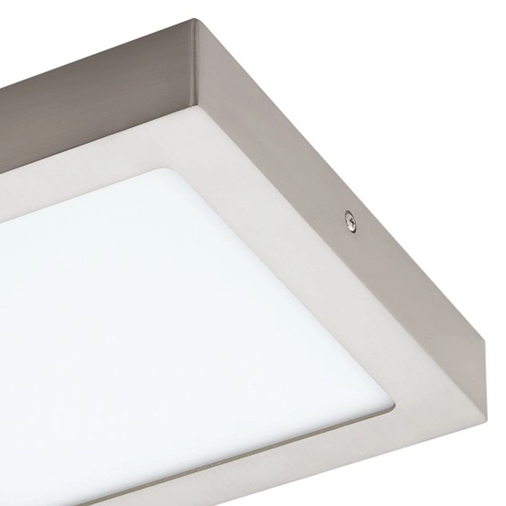 Opbouwlamp Fueva-C Square 22,5cm nikkel mat Eglo 9002759966799