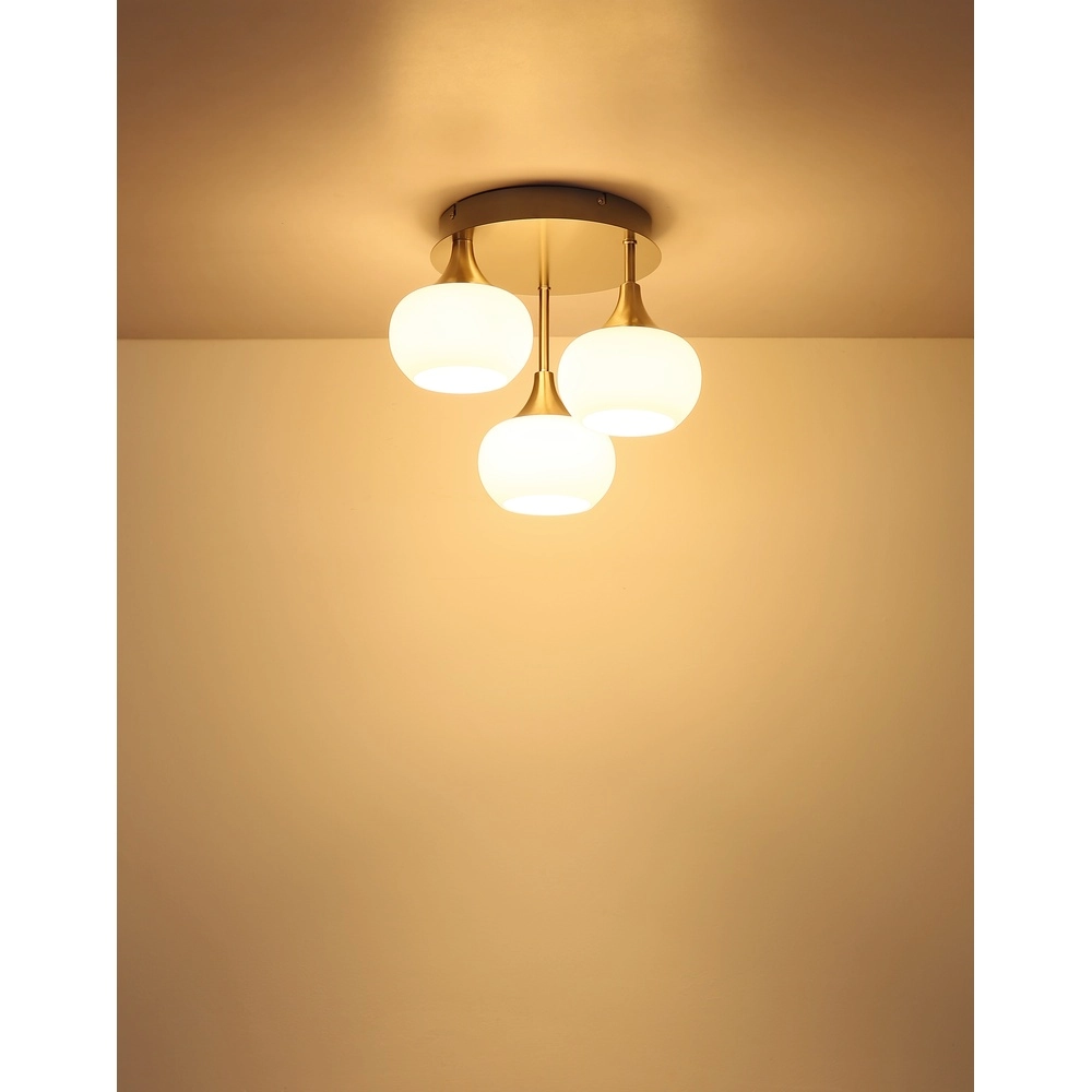 Nikkel plafondlamp Lui design Globo 9007371580606