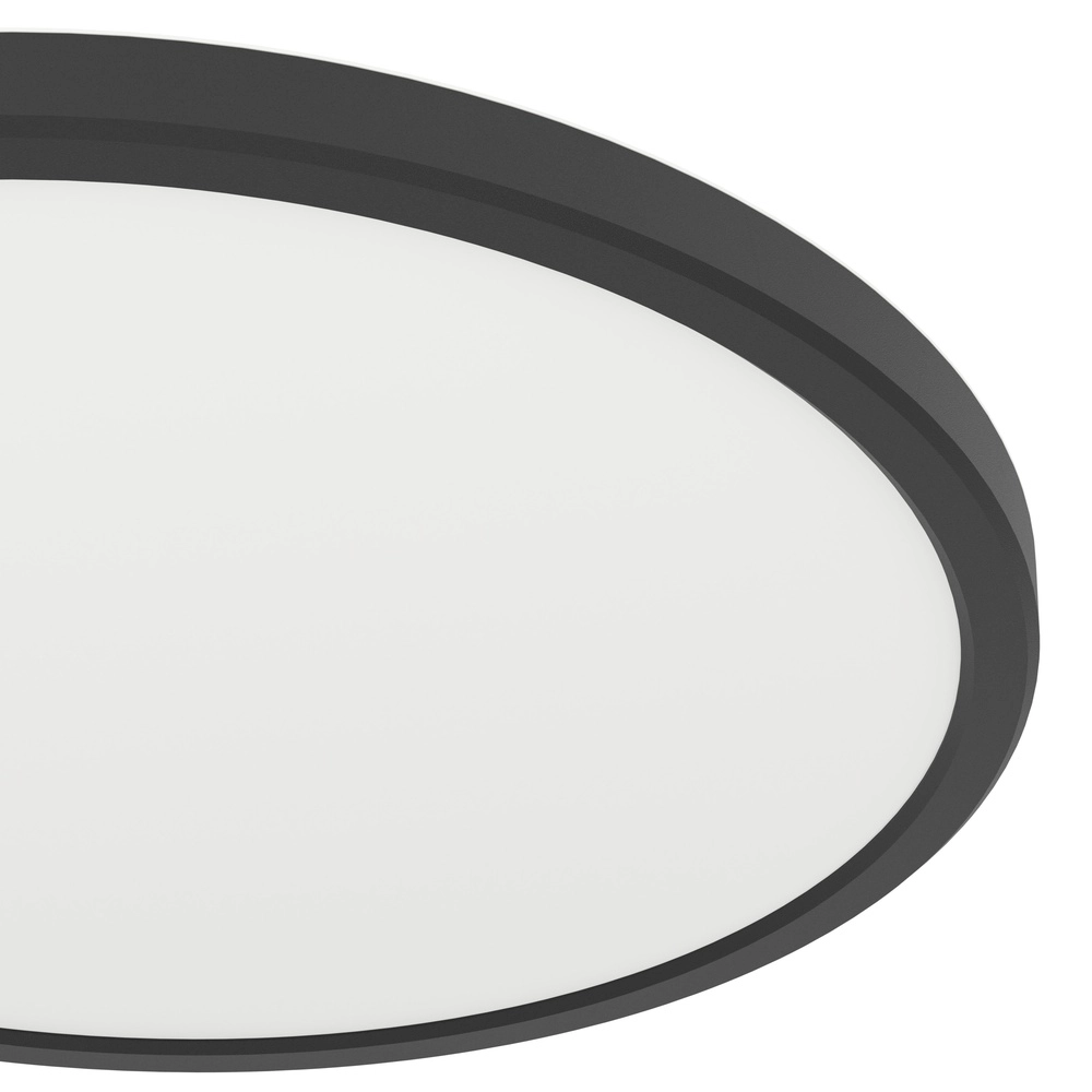 Badkamer plafondlamp Rovito Zigbee - zwart - Ø 30cm Eglo 9008606329847