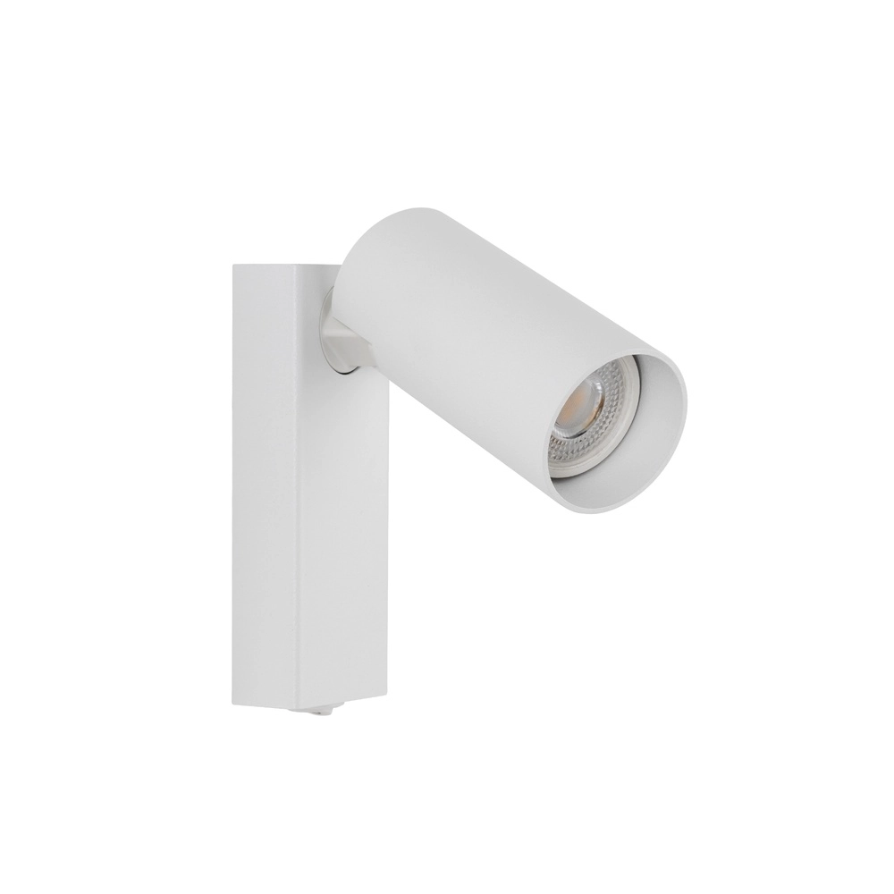 Richtbare spot Fourty met schakelaar - wit Lyora 5903139117647