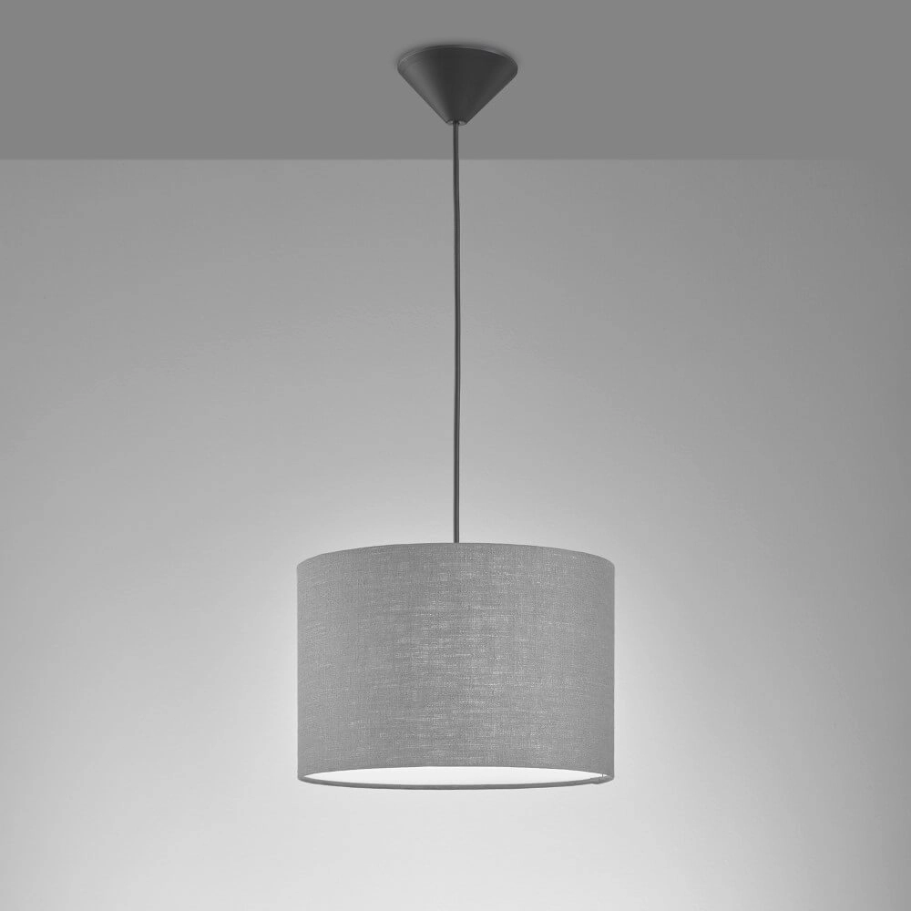 Hanglamp Vigo grijze kap Fischer & Honsel 4003694608077