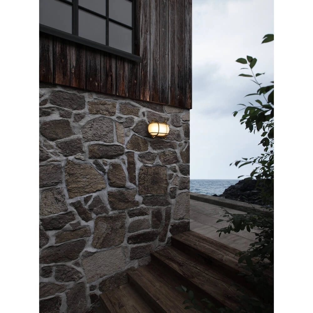 Klassieke wandlamp Helford messing Nordlux 5701581464681