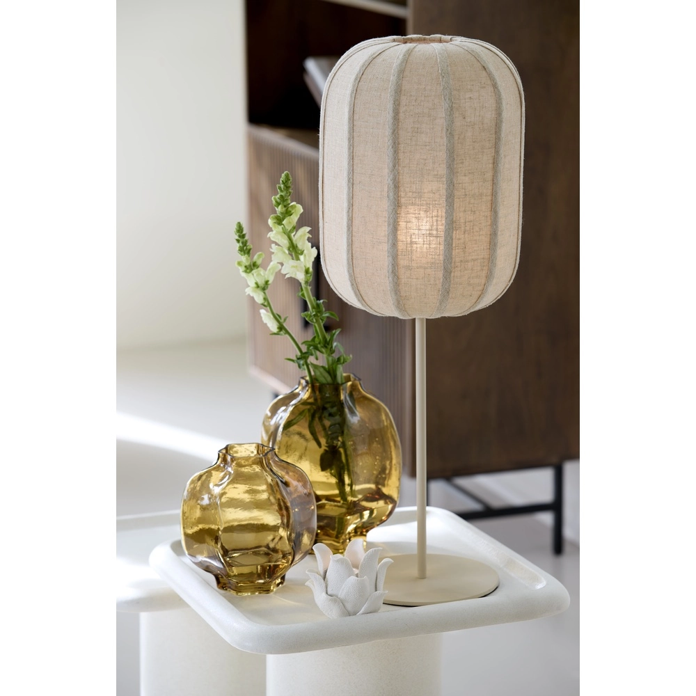 Japandi tafellamp Solune met Ø 25cm kap Light & Living 8717807831875