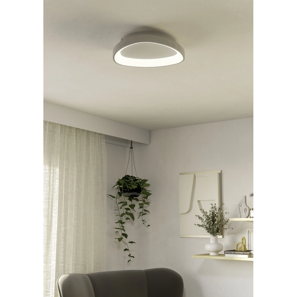 Moderne led plafondlamp Loretello wit - Ø 35cm Eglo 9008606316441