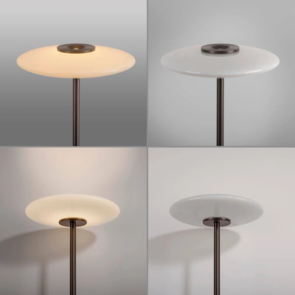 Design vloerlamp Pure Vitrum bruin Paul Neuhaus 4012248382714