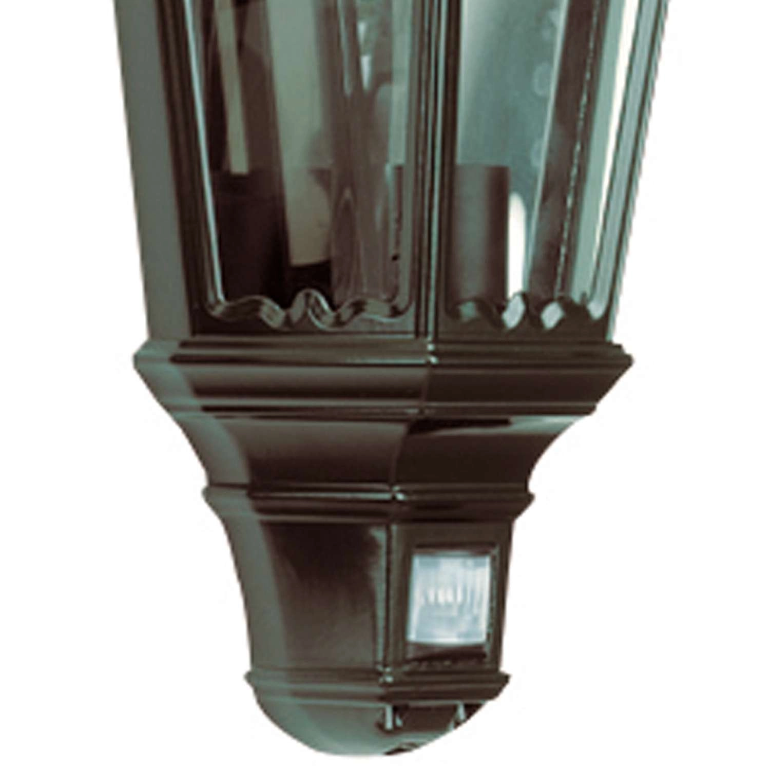 Buitenlamp Ancona met bewegingssensor - zwart KS Verlichting 8714732720045