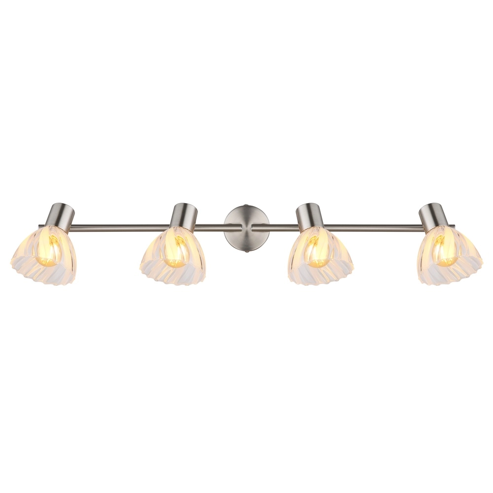 Plafondlamp 4-lichts Zachery nikkel Globo 9007371522491