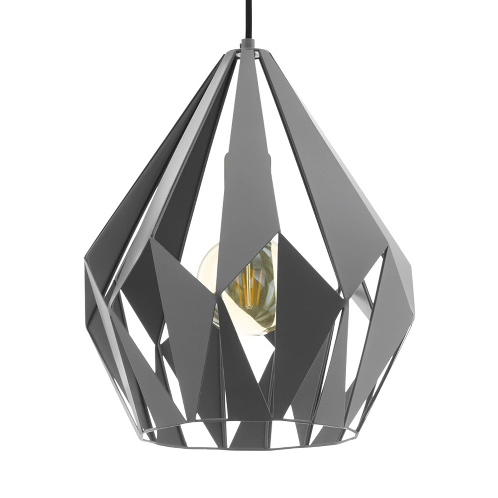 Grijze hanglamp Carlton 1 Ø 31cm Eglo 9002759330927