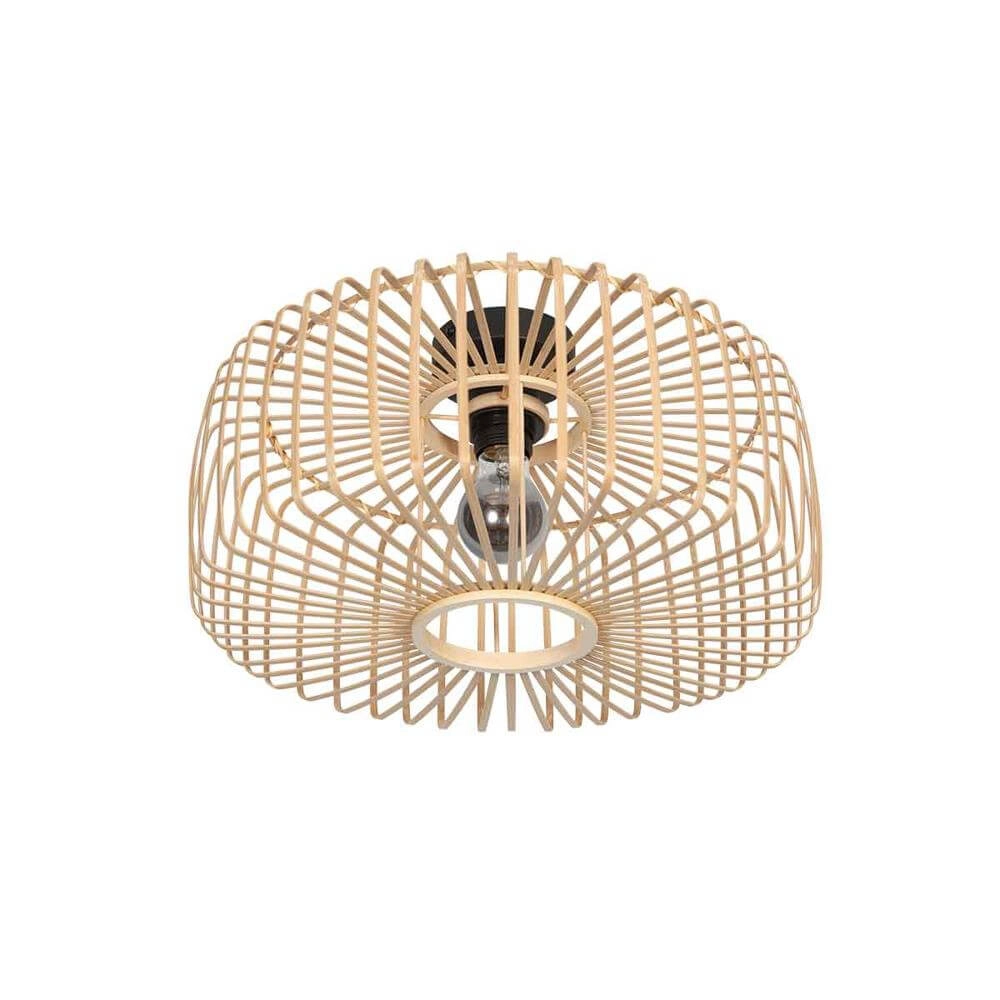 Bamboe plafondlamp Bloeba Ø 40cm Steinhauer 8712746176780