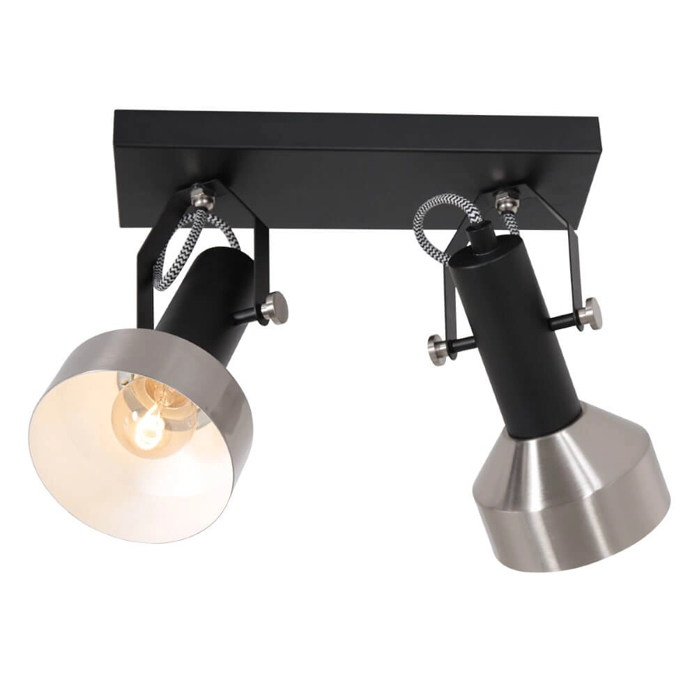 Dubbele plafondlamp Acier Steinhauer 8712746151459