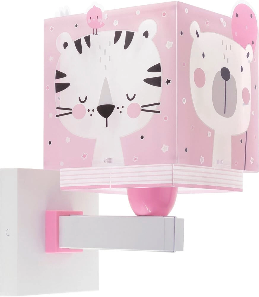 Kinderkamer wandlamp Baby Jungle soft roze Dalber 8420406631196