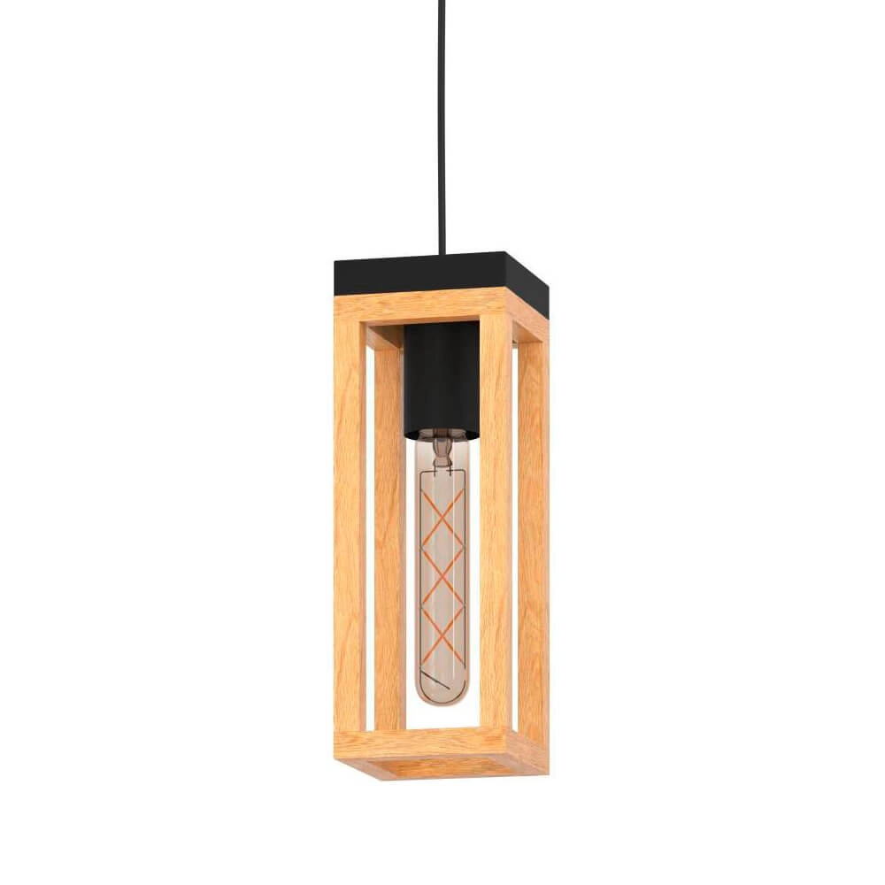 Houten hanglamp Nafferton Houten hanglamp Nafferton