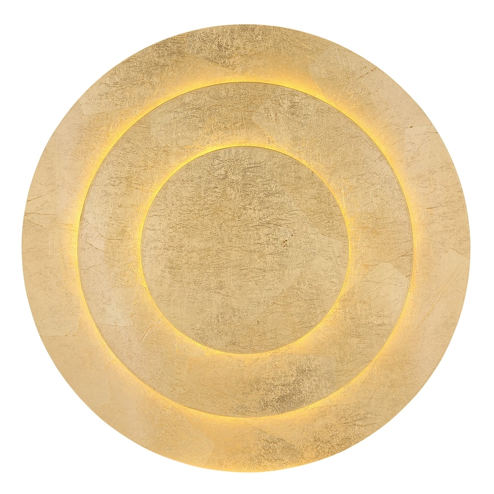 Gouden plafondlamp Heda Ø 35cm Globo 9007371446537
