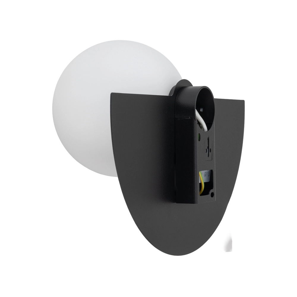 Wandlamp half Saturn zwart Lyora 5903139125963