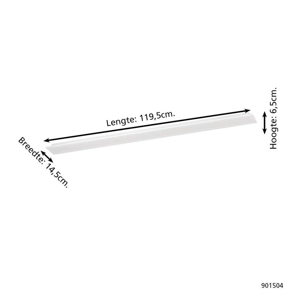 Plafondlamp Moradillo-R wit 14,5cm afstandsbediening Eglo 9008606340170