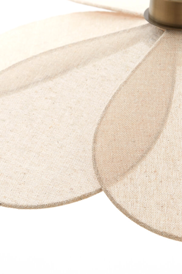 Hanglamp Fyano bloem crème Ø 46cm Light & Living 8717807706685