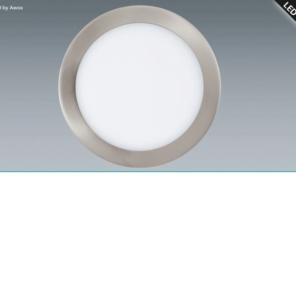 Inbouwlamp Fueva-C 22,5cm nikkel mat Eglo 9002759966768