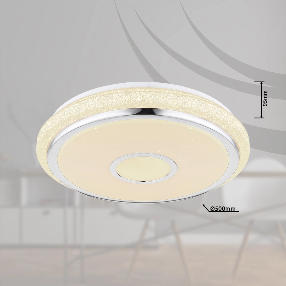 Plafonniere Dani Ø 50cm lichtkleur instelbaar Globo 9007371370047