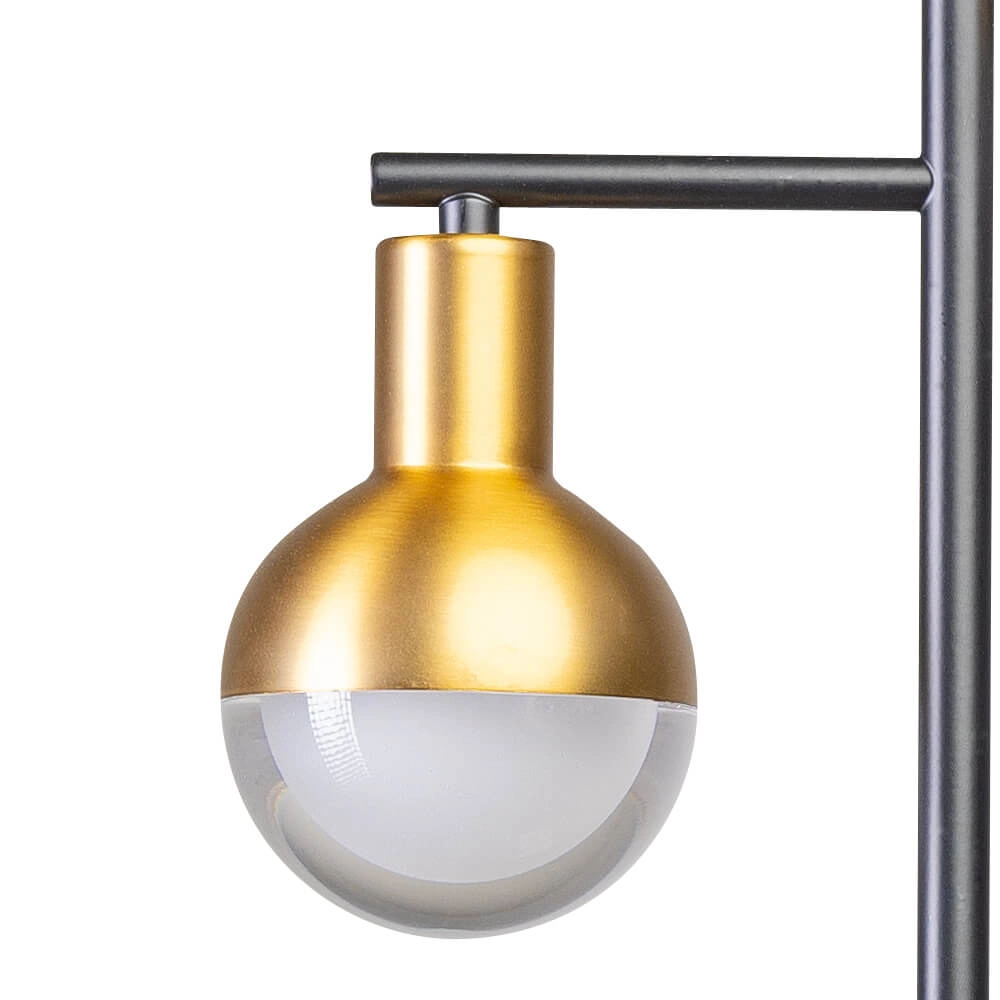 Zwart gouden vloerlamp Drop ETH 8720195306535