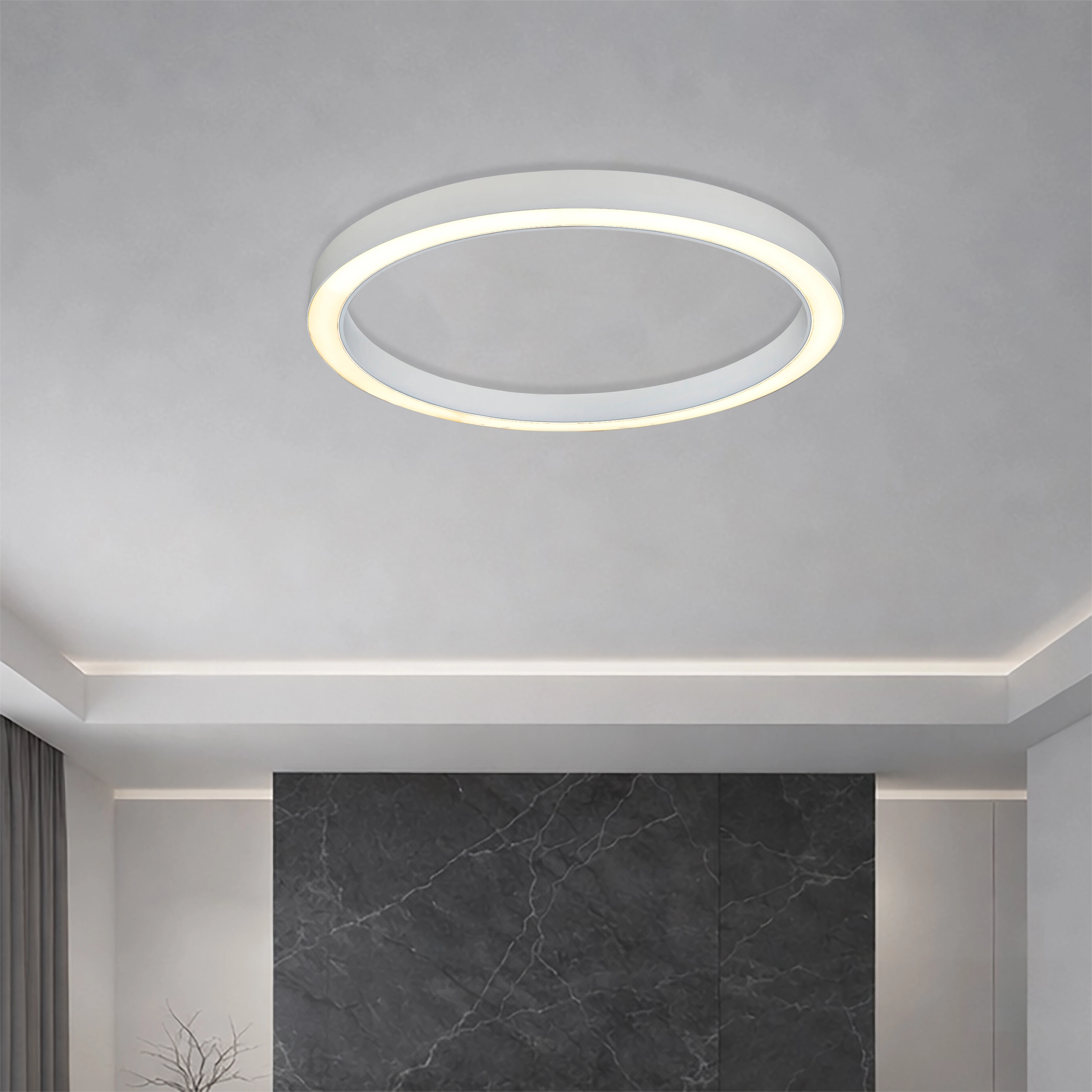 Design plafondlamp Hey-lo wit Ø 90cm Lyora 5053423315195