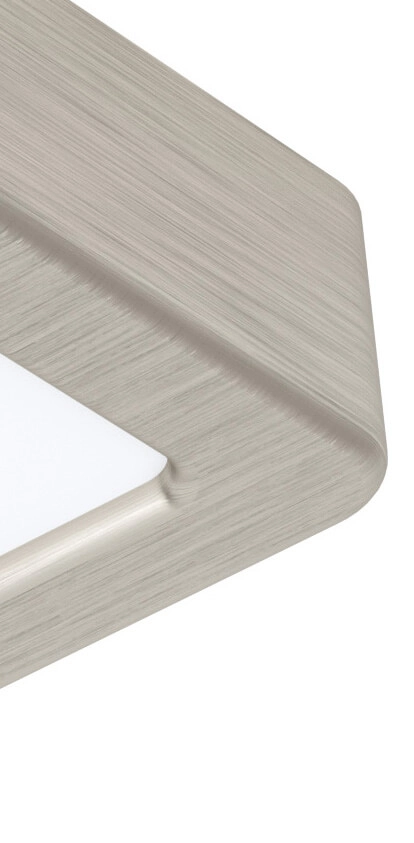 Vierkante plafondlamp Fueva 5 16cm - 4000K RVS Eglo 9002759992521