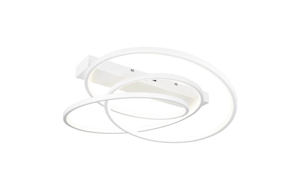 Slaapkamer plafondlamp Darvin wit - 65cm Trio 4017807616095