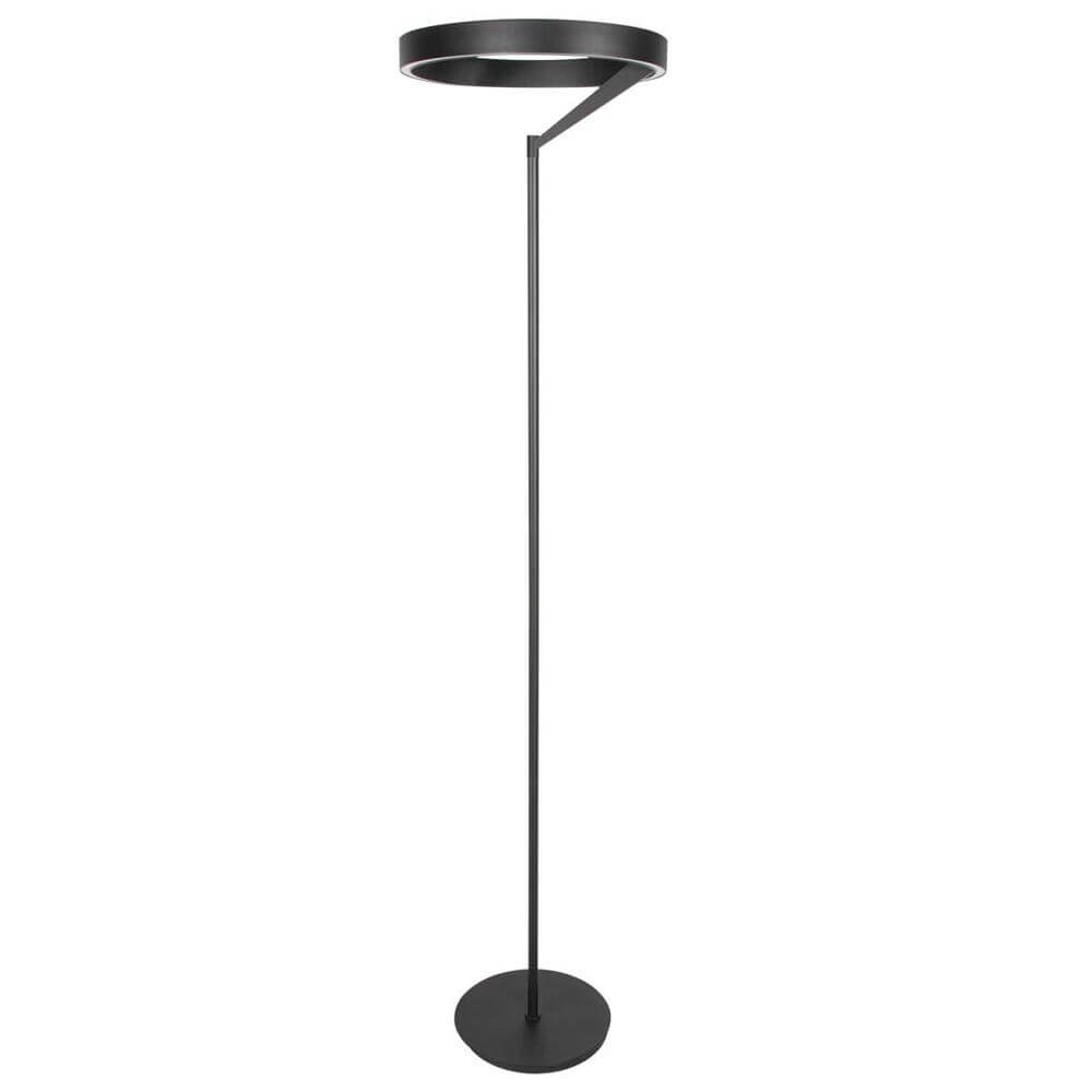 Moderne vloerlamp Mykty zwart Ø 40cm Steinhauer 8712746178173