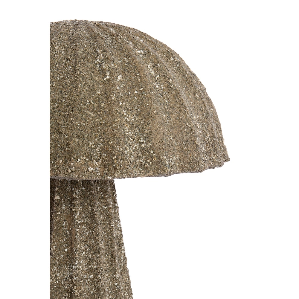 Ruwe tafellamp Christio Ø 29cm - donkergrijs Light & Living 8717807795160