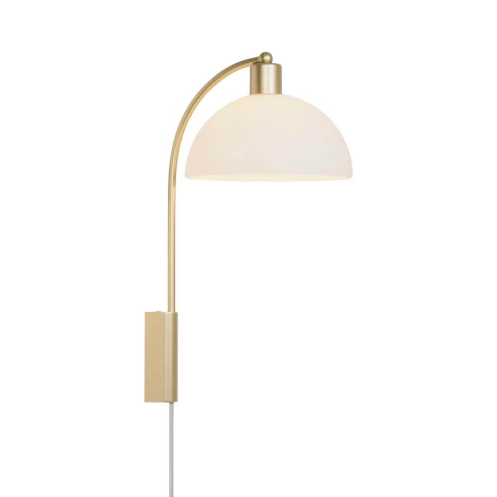Design wandlamp Ellen messing