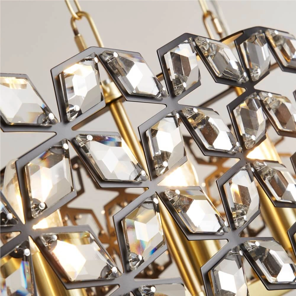 Hanglamp Iris goud Searchlight 5053423243610