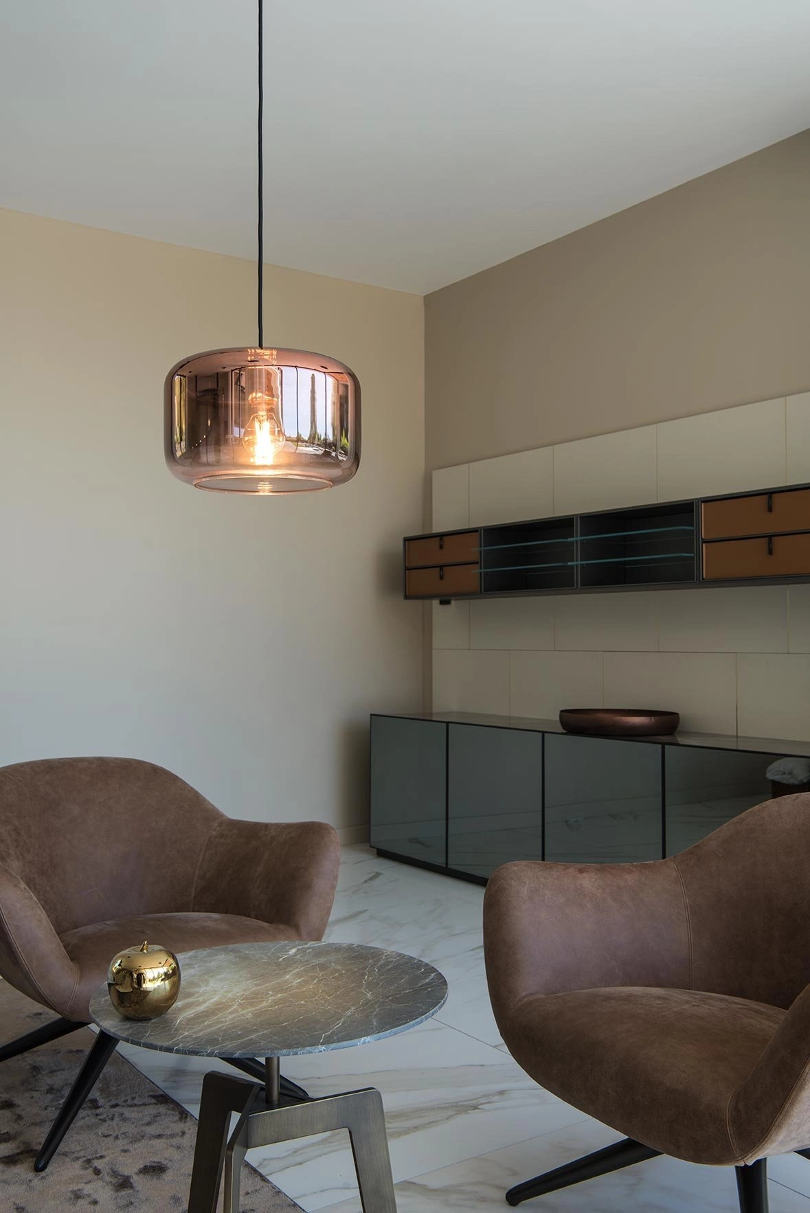 Roodkoperen hanglamp Pantilo 28 SLV 4024163231978