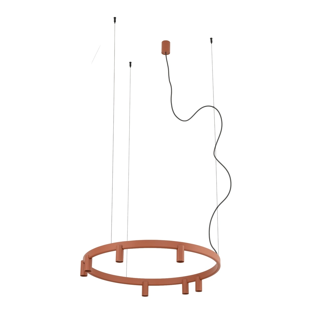Design hanglamp Fourty terracotta Ø 80cm Lyora 5903139124188