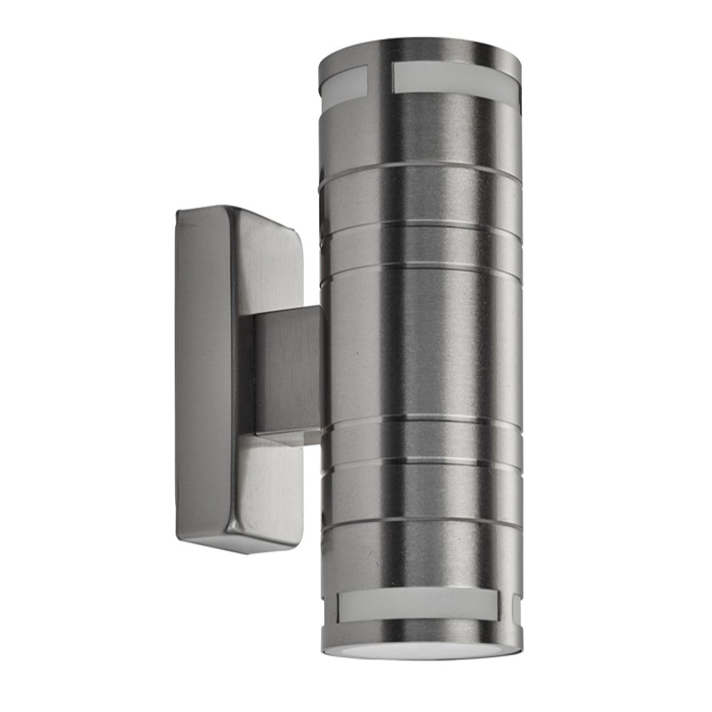 RVS muurspot Splot Up - Down 2x3w