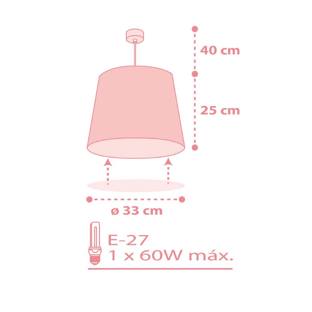 Kinderkamer hanglamp Star Light soft roze Dalber 8420406001296