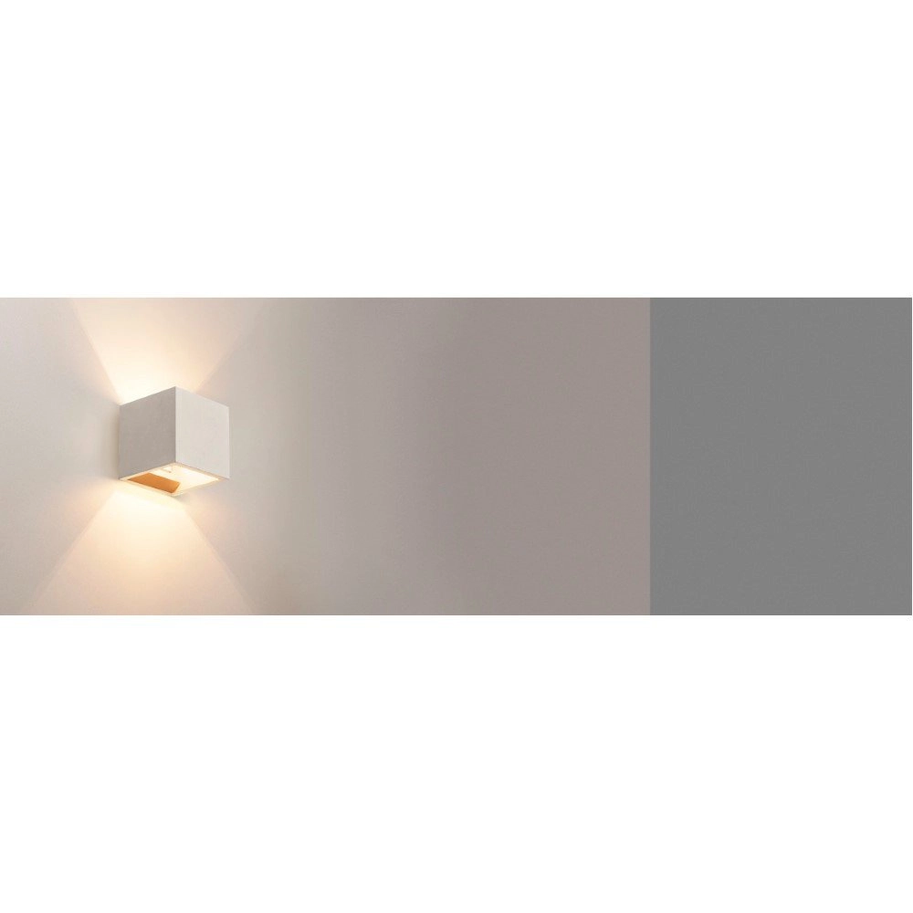 Wandlamp Solid Cube Up-Down betongrijs SLV 4024163192026