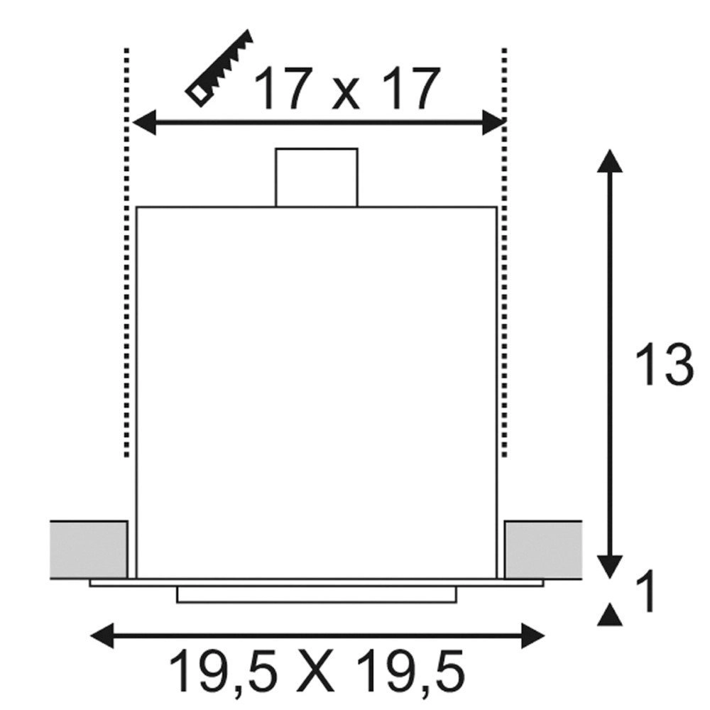Inbouwspot Kadux 1 ES111 SLV 4024163151535