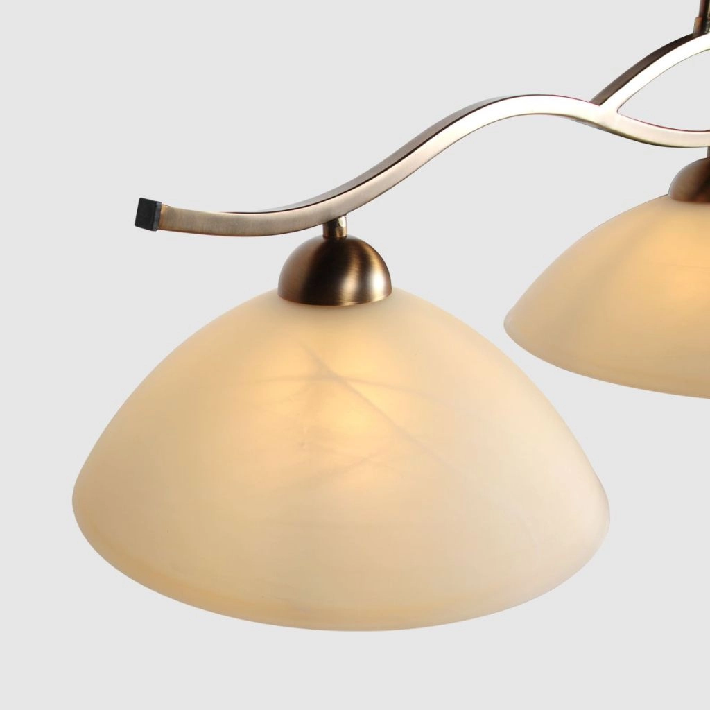 Klassieke hanglamp Anthea 3-lichts brons Steinhauer 8712746180213